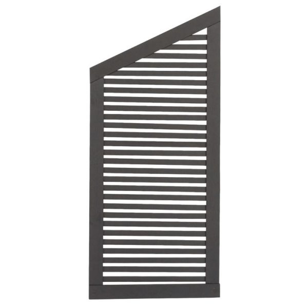 Plus Silence skråelement 64x140/110 cm antracit