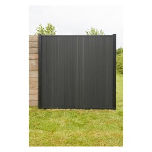 Smart Fence - 180 Sort Panel (Sæt Af 3 Stk) 180x180