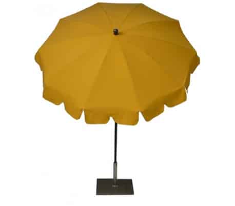 Maffei Allegro parasol i polyester og stål Ø200 cm - Gul