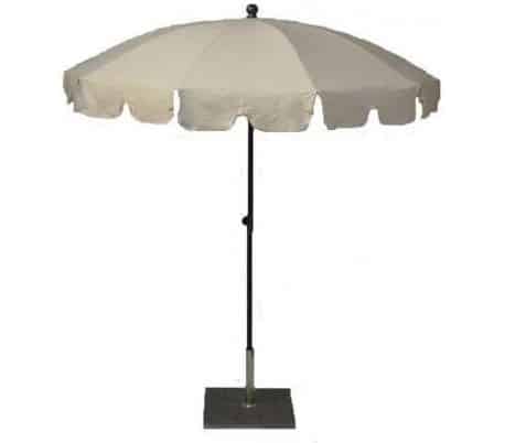 Maffei Allegro parasol i polyester og stål Ø200 cm - Natur