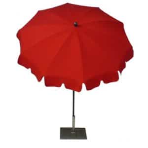 Maffei Allegro parasol i polyester og stål Ø200 cm - Rød
