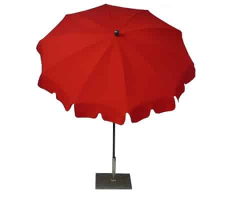 Maffei Allegro parasol i polyester og stål Ø200 cm - Rød