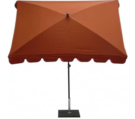 Maffei Allegro parasol i texma og stål 240 x 150 cm - Terracotta