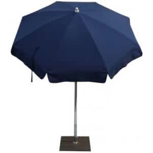 Maffei Alux parasol i polyester og aluminium Ø200 cm - Blå