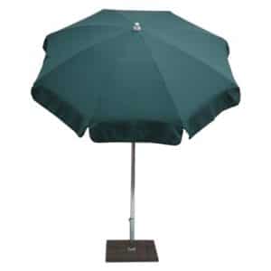 Maffei Alux parasol i polyester og aluminium Ø200 cm - Grøn