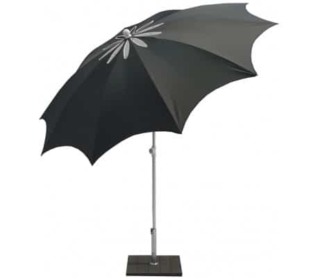 Maffei Bea parasol i polyester og stål Ø250 cm - Antracit