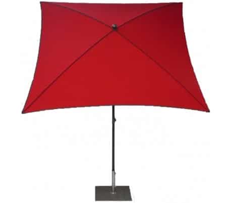 Maffei Border parasol i dralon og stål 200 x 200 cm - Rød