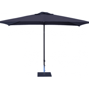 Maffei Kronos parasol i polyester og aluminium 200 x 300 cm - Antracit