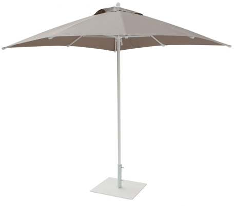 Maffei Kronos parasol i polyester og aluminium 225 x 225 cm - Taupe