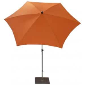 Maffei Kronos parasol i polyester og stål Ø250 cm - Orange