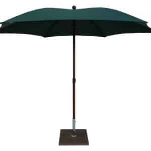 Maffei Madera parasol i polyester og aluminium Ø280 cm - Grøn