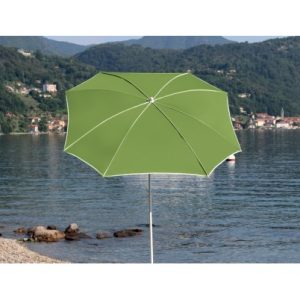 Maffei Malta parasol i texma og stål Ø200 cm - Lime