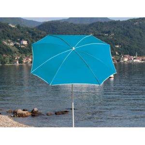 Maffei Malta parasol i texma og stål Ø200 cm - Turkis
