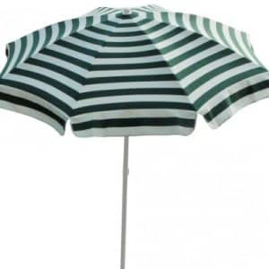 Maffei Mare parasol i dralon og stål Ø200 cm - Hvid/Grøn