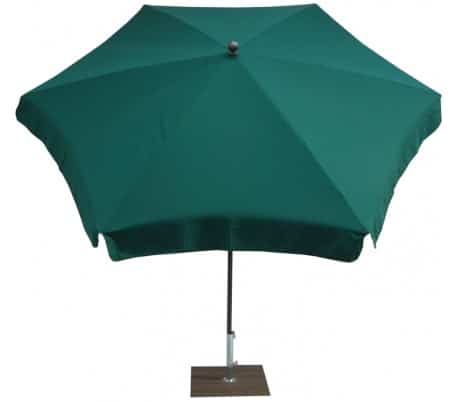 Maffei Mare parasol i polyester og stål Ø250 cm - Grøn