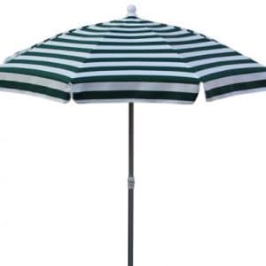 Maffei Superalux parasol i dralon og aluminium Ø200 cm - Hvid/Grøn