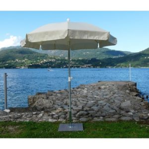 Maffei Superalux parasol i dralon og aluminium Ø200 cm - Natur