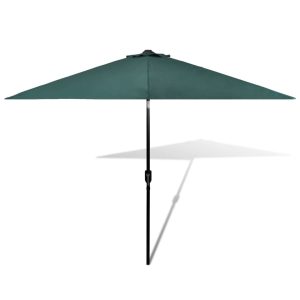 40769 parasol grøn 3 m stålstang