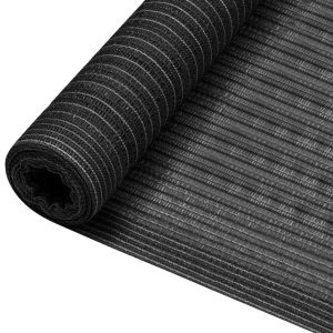 Afskærmning 1,5x10 m 68 g/mÂ² HDPE antracitgrå