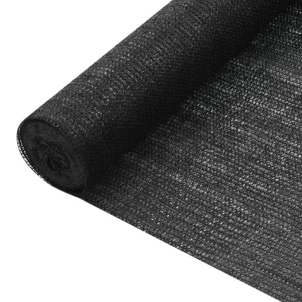 Afskærmning 1,8x10 m HDPE 75 g/mÂ² sort