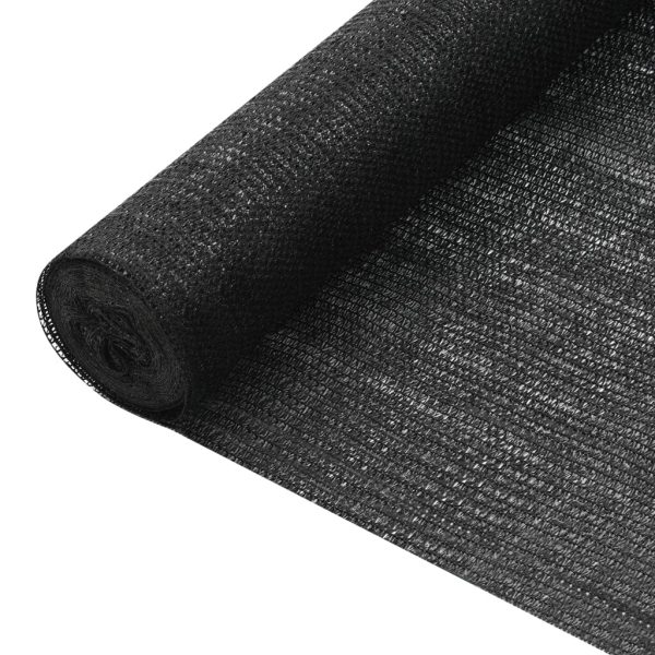 Afskærmning 1x50 m HDPE 75 g/mÂ² sort
