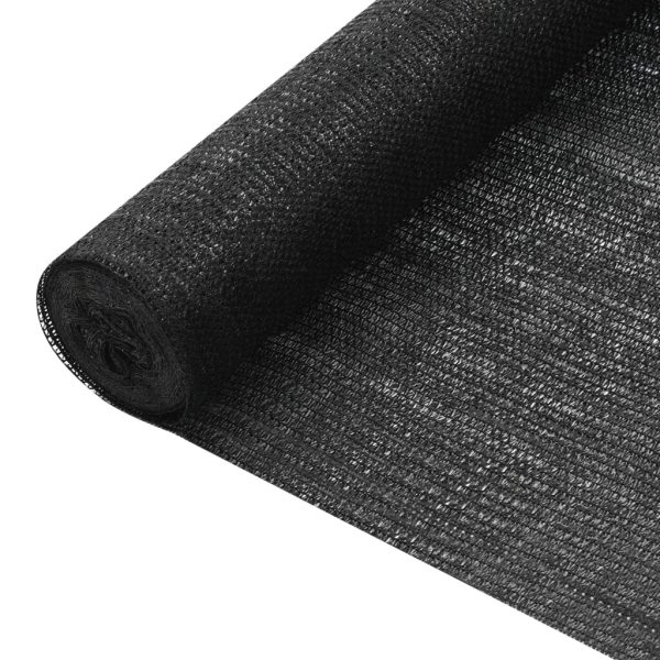 Afskærmning 2x25 m HDPE 75 g/mÂ² sort
