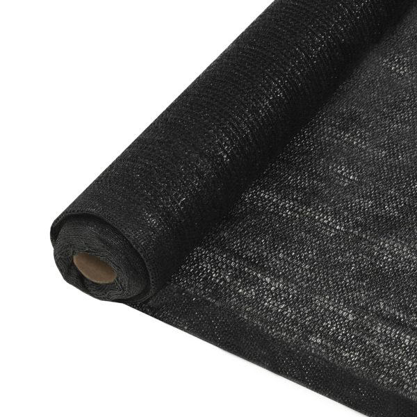 Afskærmning 2x50 m 150 g/mÂ² HDPE sort