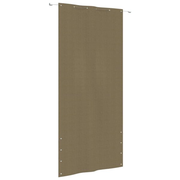 Altanafskærmning 120x240 cm oxfordstof gråbrun