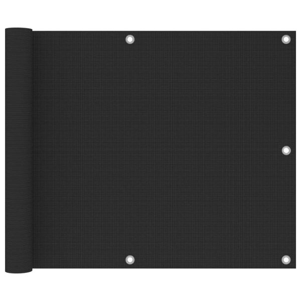 Altanafskærmning 75x300 cm HDPE antracitgrå