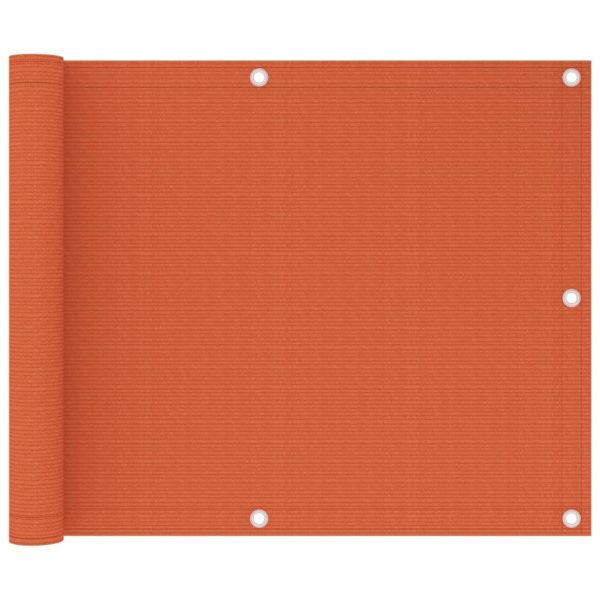 Altanafskærmning 75x300 cm HDPE orange