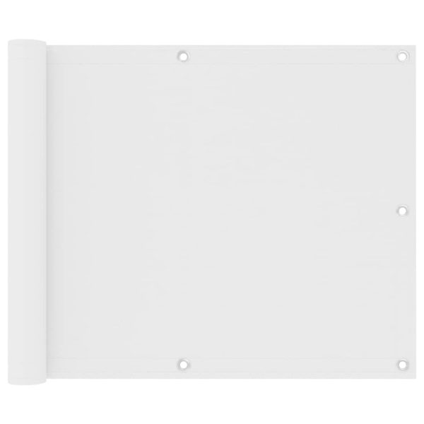 Altanafskærmning 75x300 cm oxfordstof hvid