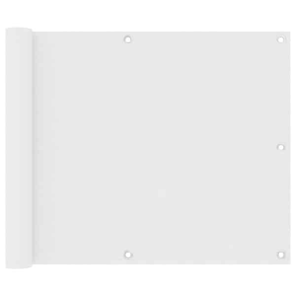 Altanafskærmning 75x400 cm oxfordstof hvid