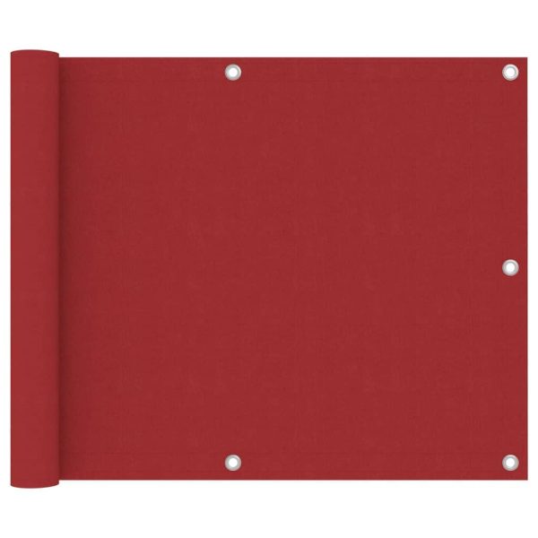 Altanafskærmning 75x500 cm oxfordstof rød