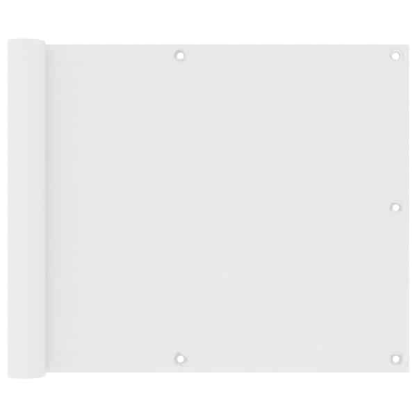 Altanafskærmning 75x600 cm oxfordstof hvid