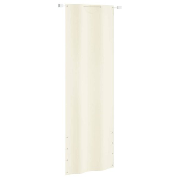 Altanafskærmning 80x240 cm oxfordstof cremefarvet