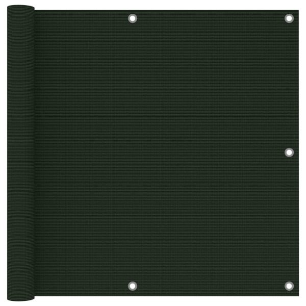 Altanafskærmning 90x300 cm HDPE mørkegrøn