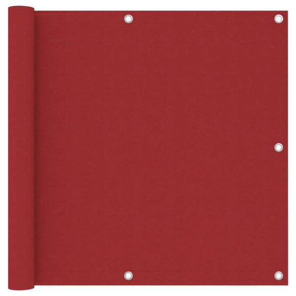 Altanafskærmning 90x400 cm oxfordstof rød
