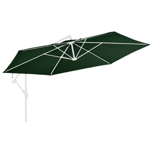 Parasoldug til hængeparasol 350 cm grøn