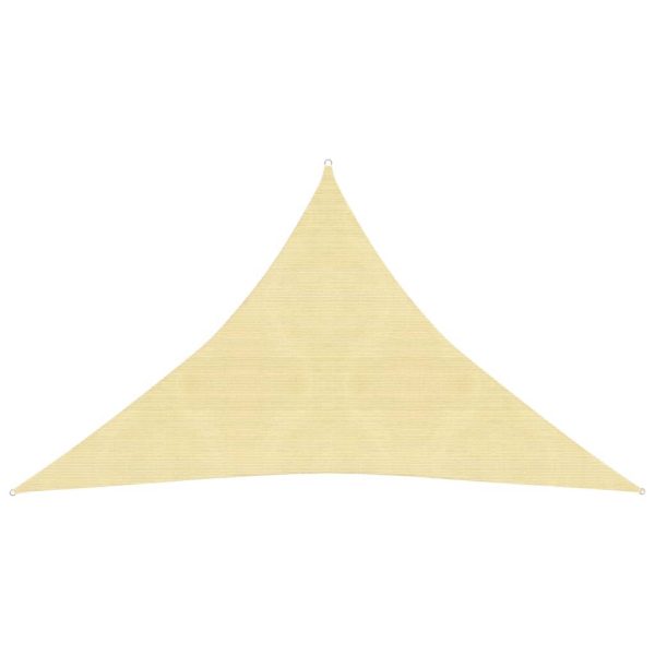 Solsejl 160 g/mÂ² 2,5x2,5x3,5 m HDPE beige