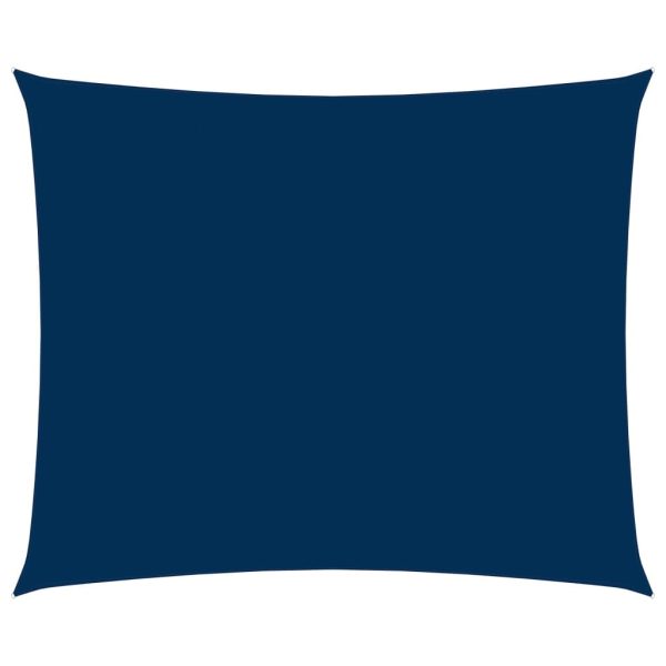 Solsejl 2,5x3,5 m rektangulær oxfordstof blå