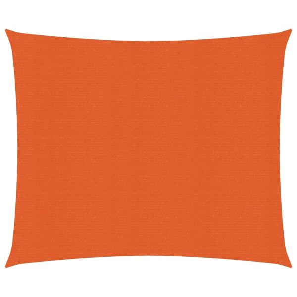 Solsejl 2x2 m 160 g/mÂ² HDPE orange