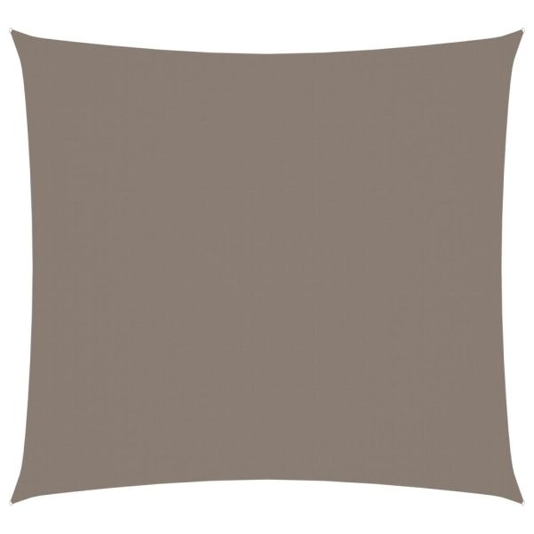 Solsejl 2x2 m firkantet oxfordstof gråbrun