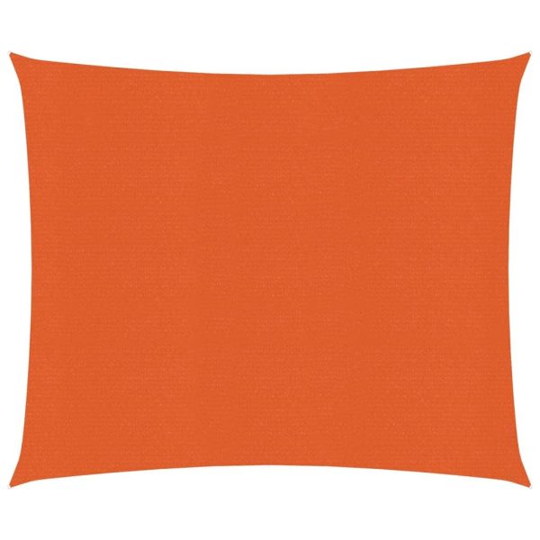 Solsejl 2x2,5 m 160 g/mÂ² HDPE orange