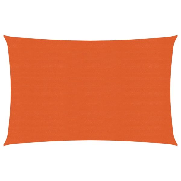 Solsejl 2x3,5 m 160 g/mÂ² HDPE orange