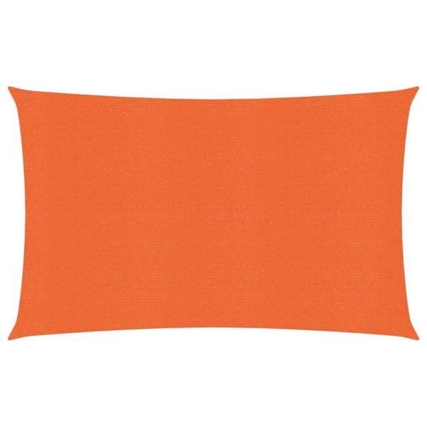 Solsejl 2x4,5 m 160 g/mÂ² HDPE orange