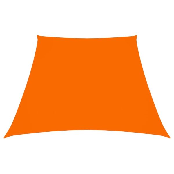 Solsejl 3/4x3 m oxfordstof trapezfacon orange