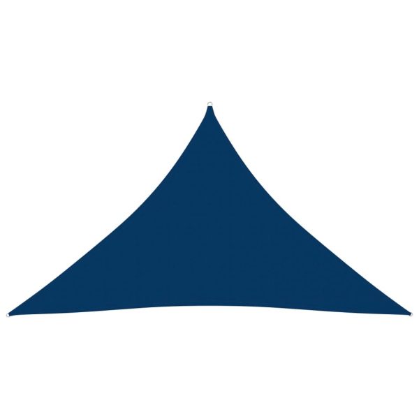 Solsejl 3,5x3,5x4,9 m trekantet oxfordstof blå