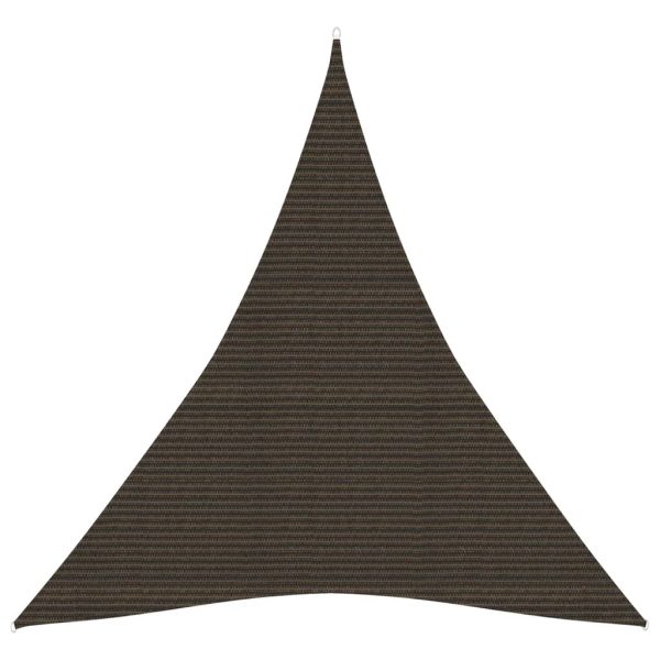 Solsejl 3x4x4 m 160 g/mÂ² HDPE sort