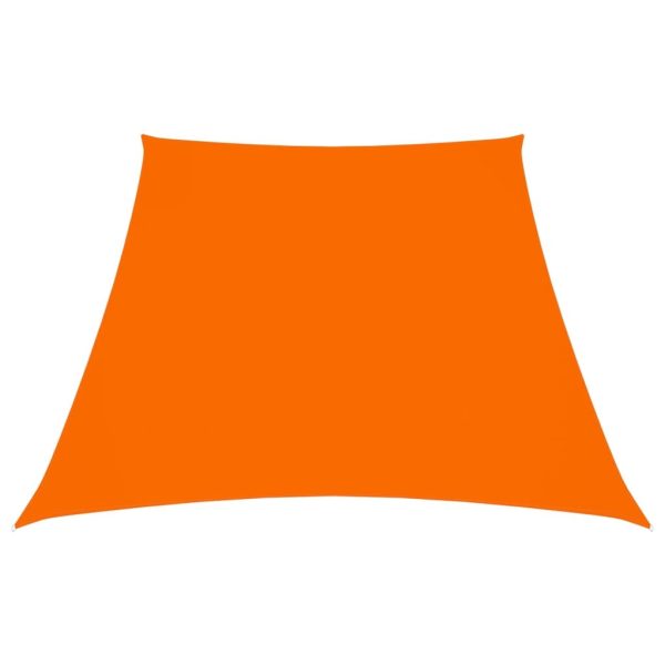 Solsejl 4/5x4 m oxfordstof trapezfacon orange