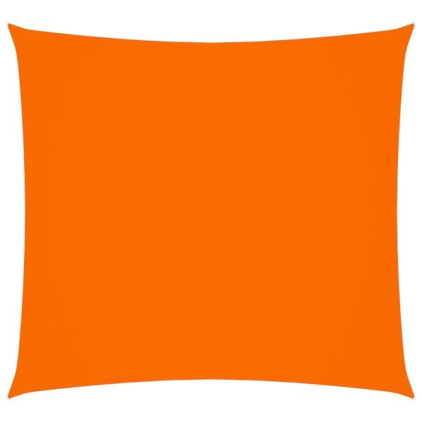 Solsejl 4x4 m firkantet oxfordstof orange